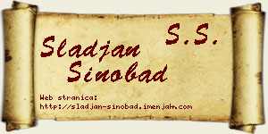 Slađan Sinobad vizit kartica